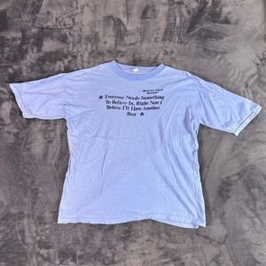 Vintage 80s Mackinac Island Michigan T Shirt Graphic Tee Beer Dad Humor